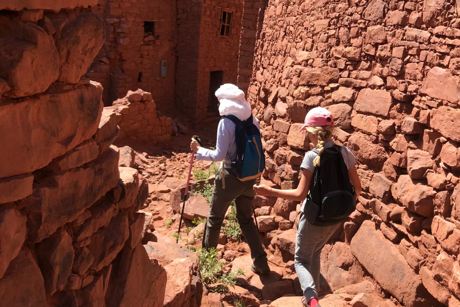 Hiking in Morocco: Oasis and Atlas desert